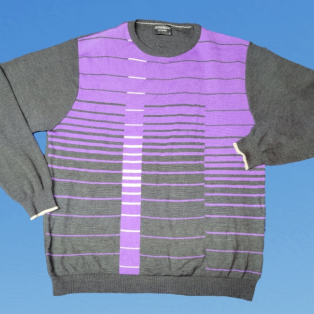 Gionfriddo Sweater Merino Wool Blend Size Large Made in Italy